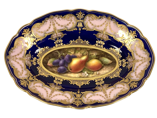 Signed Royal Worcester fruit dish - image 1