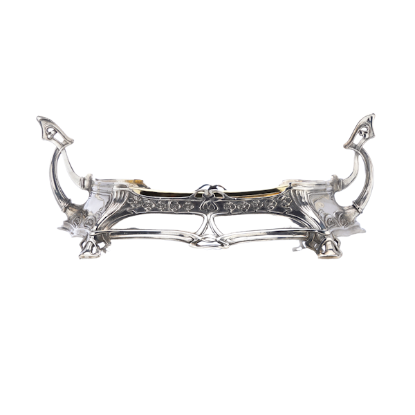 Antique Continental early 20th century Art Noveau table centrepiece, 925 sterling silver , maker’s mark “Lale”. - image 1