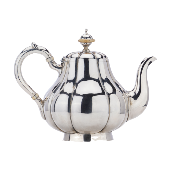 Antique Russian Sliver Teapot St Petersburg 1894 - image 1