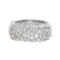 Modern Moonstone Diamond and White Gold Bangle - image 1