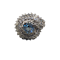 Aquamarine & Diamond Cocktail Ring - image 1