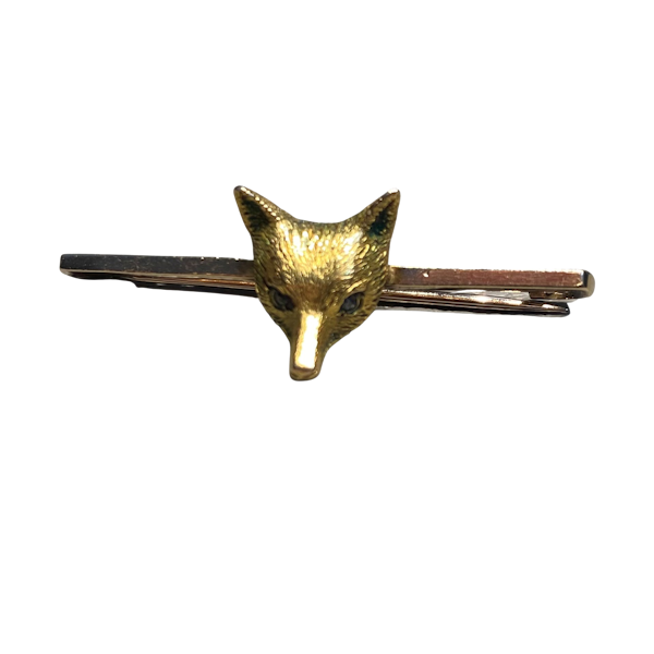 A Diamond Fox Brooch - image 1