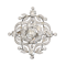Belle Époque Diamond and Platinum Brooch, Circa 1910 - image 1