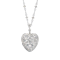 Belle Époque Diamond And Platinum Heart Pendant And Chain, Circa 1910 - image 1