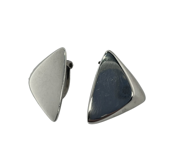 Georg Jensen Earrings Peak Sterling Silver - image 1