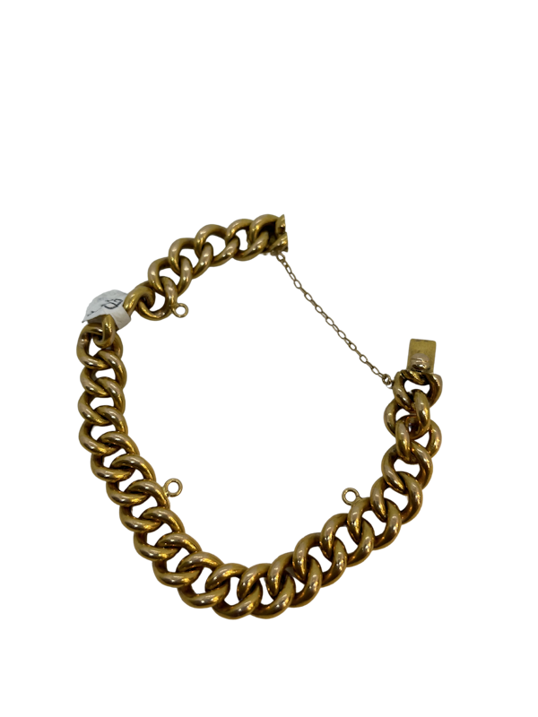 Vintage 21ct gold chain bracelet at Deco&Vintage Ltd - image 1