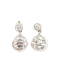 Edwardian old European cut diamond drop earrings SKU: 6210 DBGEMS - image 1