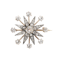 Antique Diamond, Silver And Gold Eight Ray Star Brooch, Circa 1900 - image 1