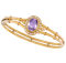 An antique Victorian Amethyst & Pearl bangle - image 1