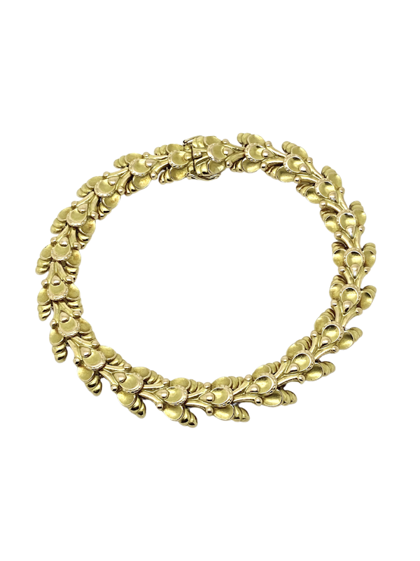 Georg Jensen 18k Vintage gold bracelet - image 1