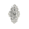 Navette shaped diamond cluster ring - image 1