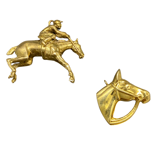 Horse Charms/Pendants date circa 1960, Lilly's Attic since 2001 - image 1