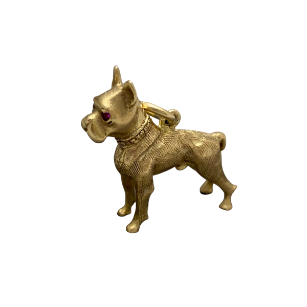 Charm a dog in 9ct Gold date circa 1960, Lilly's Attic since 2001 - image 1