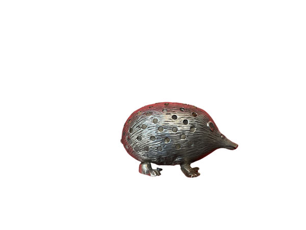 A Silver Hedgehog Pin Cushion - image 1