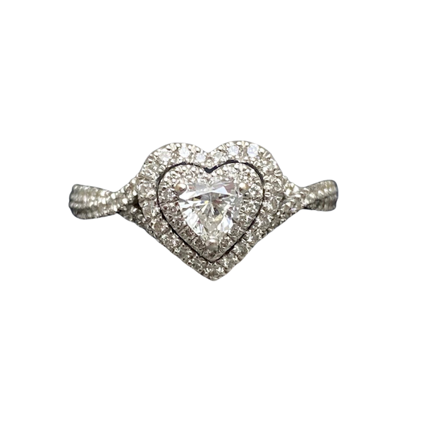 Diamond Ring in 18ct White Gold by VERA WANG, Love Collection, SHAPIRO & Co since1979 - image 1