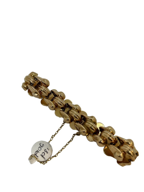 1940,s French 18ct gold bracelet at Deco&Vintage Ltd - image 1