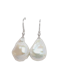Baroque and diamond drop earrings SKU: 6564 DBGEMS - image 1