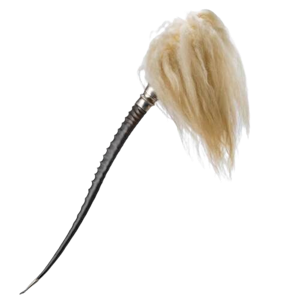 Antique Indian Colonial Silver, Horn & Yak Tail Fly Whisk, India – 1728-1800