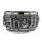 Unusual Indian Silver Bowl, Tutankhamun, Large Size, Signed, India – Circa 1925 - image 1