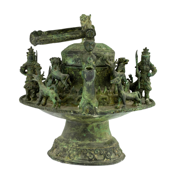 Antique Malay Bronze Kettle, Malaysia – 19th Century - image 1