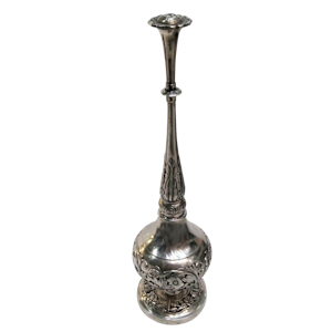 Antique Chinese Silver Rosewater Sprinkler, Qing Dynasty, China