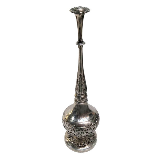 Antique Chinese Silver Rosewater Sprinkler, Qing Dynasty, China - image 1