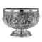 Antique Indian Silver Pedestal Rose Bowl, Lucknow, India - 1876 to 1910 - image 1