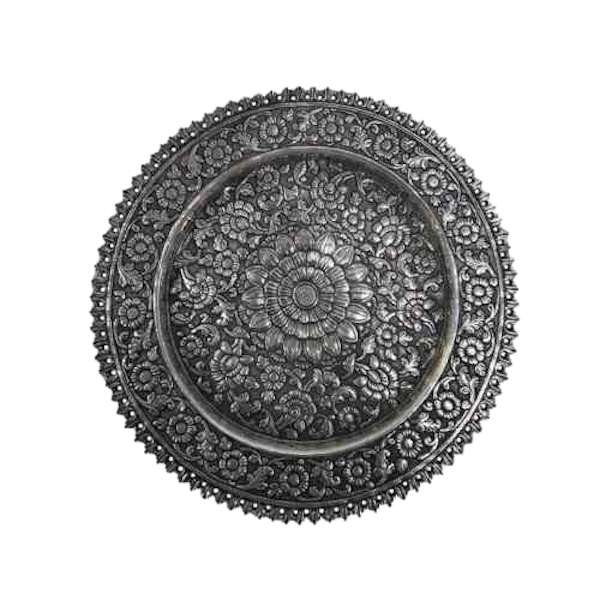 Antique Indian Silver Plate, Kutch (cutch) India, C. 1840 - image 1