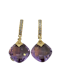 Lovely and wearable amethyst and diamond earrings at Deco&Vintage Ltd - image 1