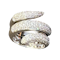 Pave Diamond snake ring - image 1