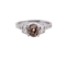 Fancy coloured diamond ring - image 1