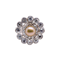 Edwardian pearl and diamond cluster ring - image 1