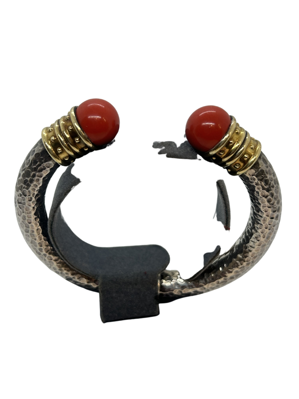 Lovely coral gold and silver bangle at Deco&Vintage Ltd - image 1