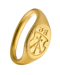 Large and important gold merchants ring. German, 16th century. - image 1