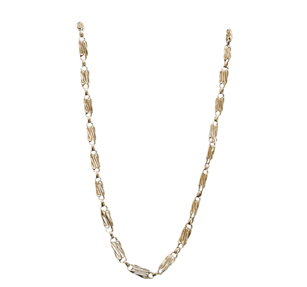 Retro 14 ct. yellow gold  fancy necklace - image 1