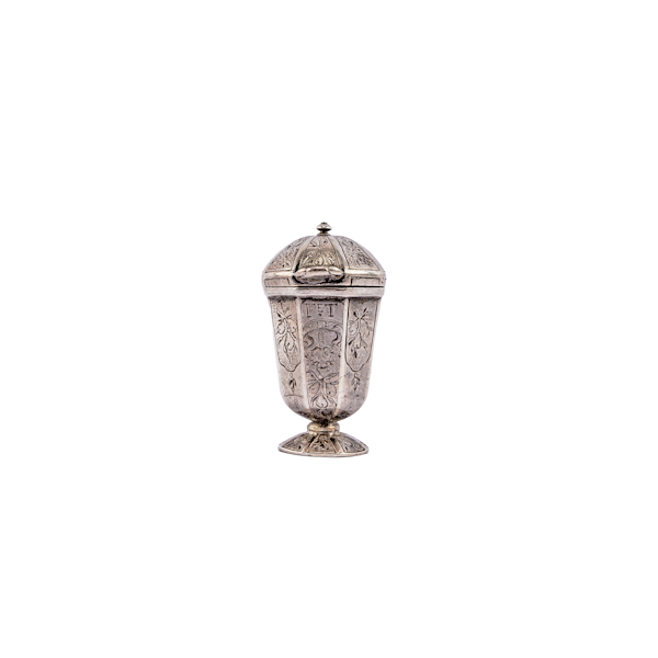 A continental silver ewer-shaped vinaigrette - image 1
