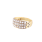 A Victorian Three Row Diamond Pearl Ring - image 1