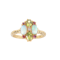An Opal Peridot Diamond Ruby Ring - image 1