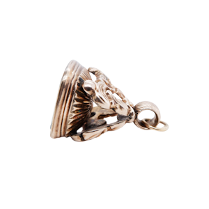 Antique 9 ct. gold bloodstone seal