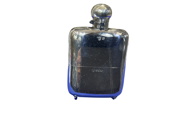A quality silver hip flask - image 1