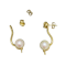 Pearl Earrings in 18ct Gold dated London 1987, SHAPIRO & Co since1979 - image 1