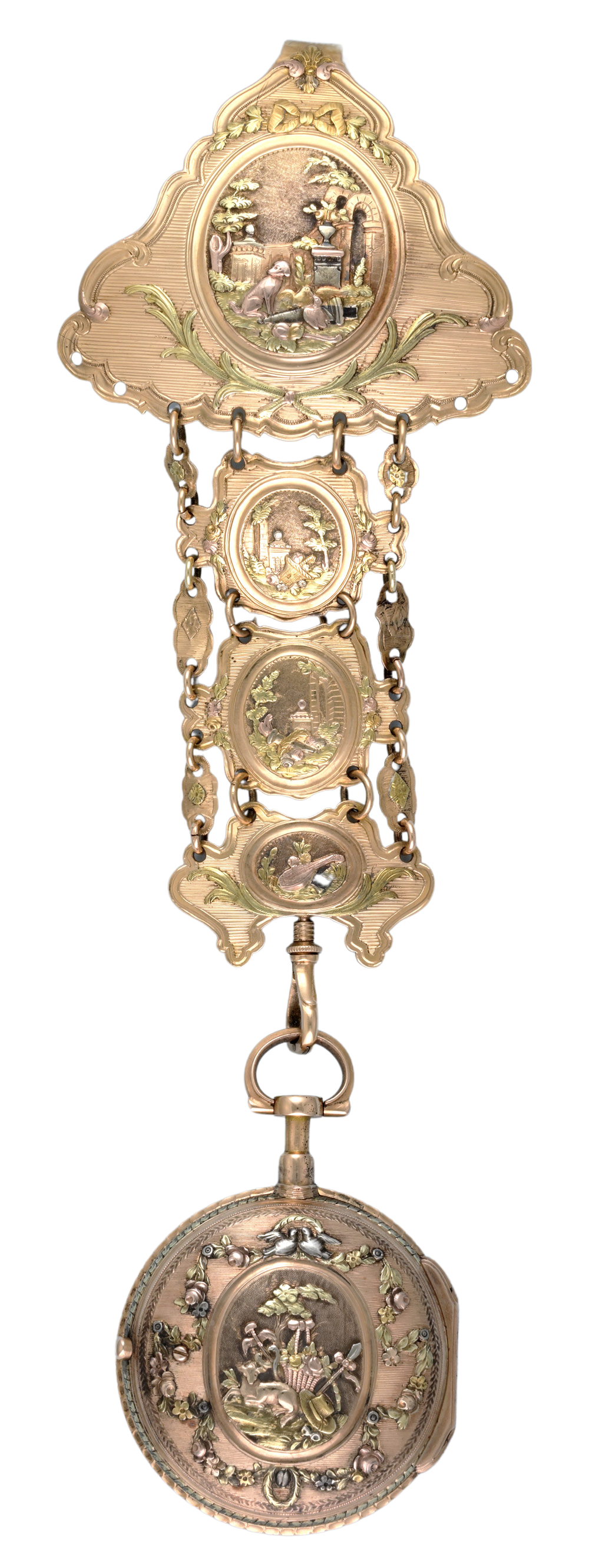 Gold and Enamel Chatelaine Repeating Virgule – Circa 1790 | Watch Museum:  Discover the World of Antique & Vintage Pocket Watches