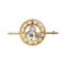 Antique Moonstone, Natural Pearl, Enamel And Gold Lucky Clover Brooch, Circa 1900 - image 1