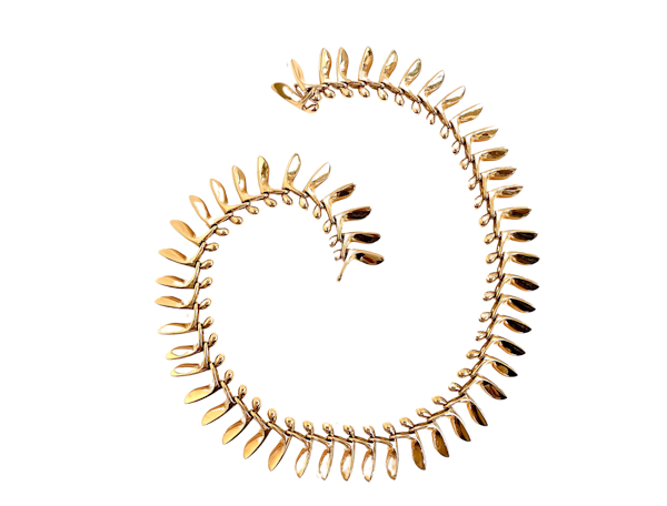 Georg Jensen 18k gold necklace - image 1
