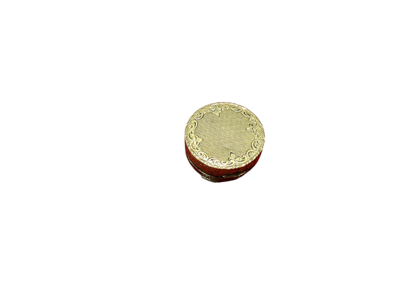 A gold pillbox - image 1