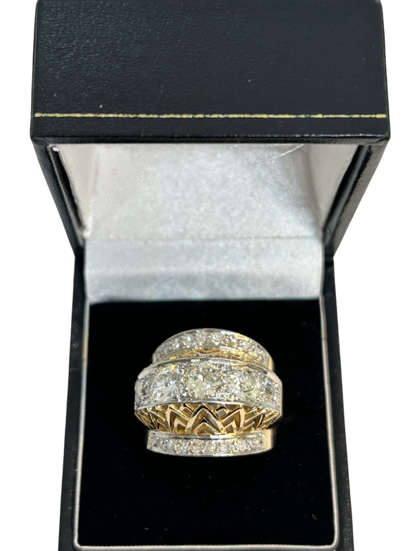 Nice 1950,s French diamond ring at Deco&Vintage Ltd - image 1