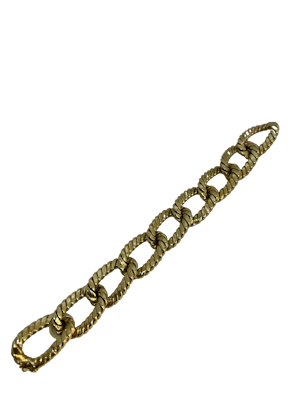 Stylish and chic 18ct gold bracelet at Deco&Vintage Ltd