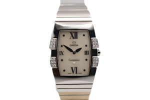 Omega Constellation Quadrella 1586.70.00 Full Set 1998 (undated)