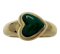Vintage Van Cleef & Arpels Green Malachite Ring - image 1