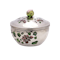 Chinese silver and enamel butter dish, 19 century - image 1